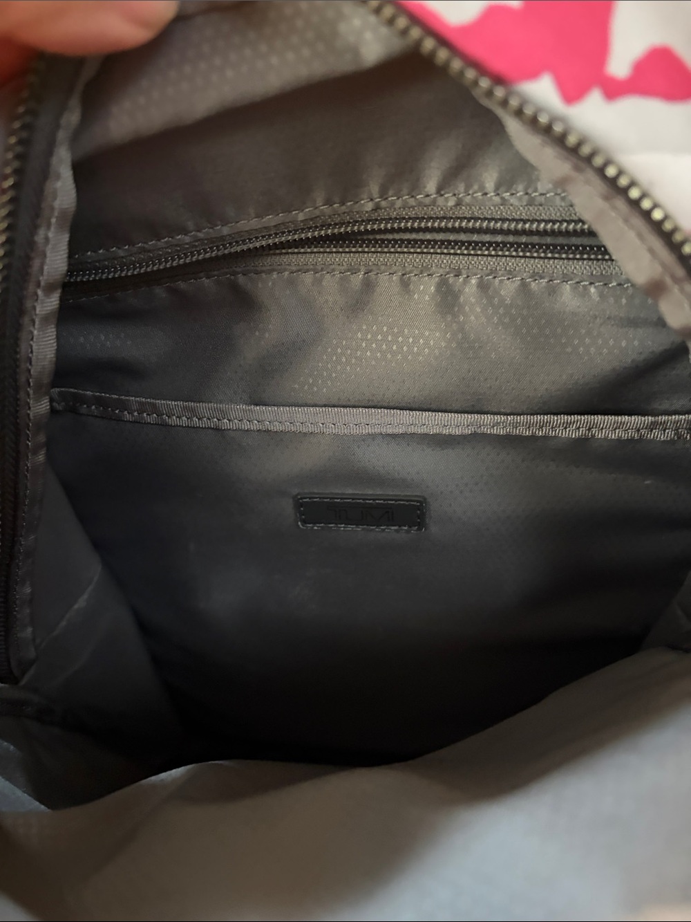 Tumi Floral Pink & Gray Backpack - Picture 3 of 5